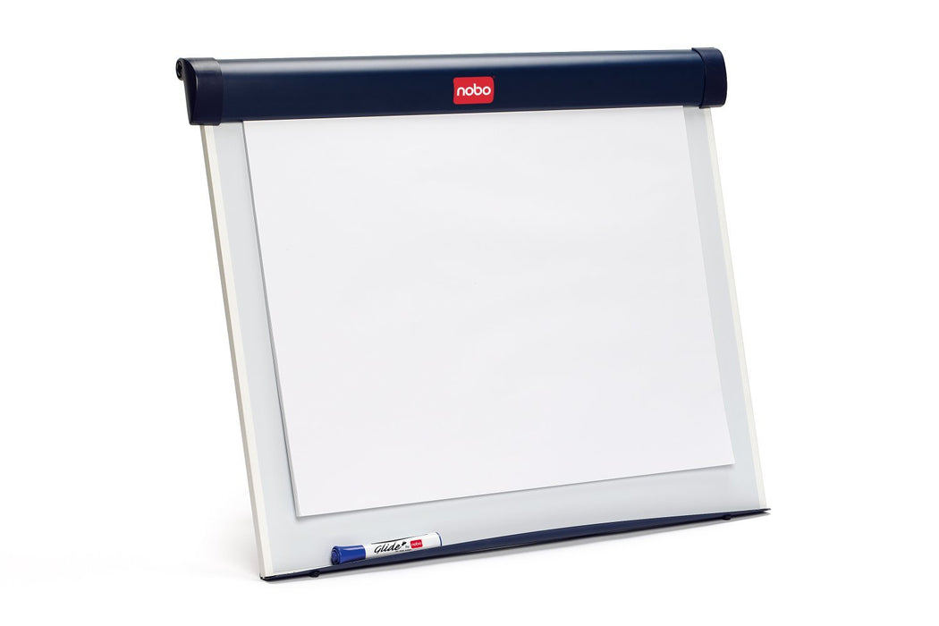 Best Value Nobo Barracuda Magnetic Whiteboard Easel, Desktop Flipchart Easel, 750 x 105 x 655 mm, White