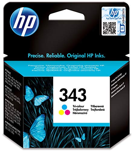 HP 343 - C8766EE - 1 x Yellow,1 x Cyan,1 x Magenta - Ink cartridge - For Officejet 100, 150, 63XX, H470, K7103, PhotoSmart 25XX, 26XX, 375, 42X, C4193, C4194