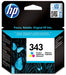HP 343 - C8766EE - 1 x Yellow,1 x Cyan,1 x Magenta - Ink cartridge - For Officejet 100, 150, 63XX, H470, K7103, PhotoSmart 25XX, 26XX, 375, 42X, C4193, C4194