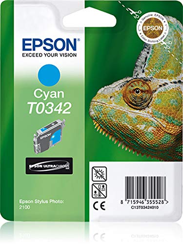 Epson T0342 - Print cartridge - 1 x pigmented cyan - 440 pages