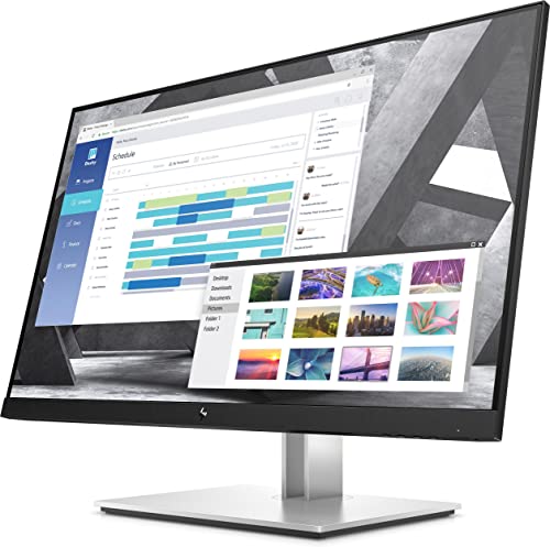 HP E27q G4 - LED monitor - 27" - 2560 x 1440 QHD @ 60 Hz - IPS - 250 cd/m? - 1000:1 - 5 ms - HDMI, VGA, DisplayPort - black