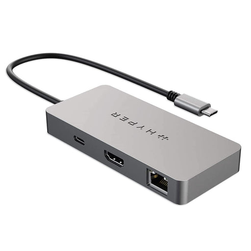 HyperDrive 5-Port USB-C Hub - Docking station - USB-C - HDMI - GigE