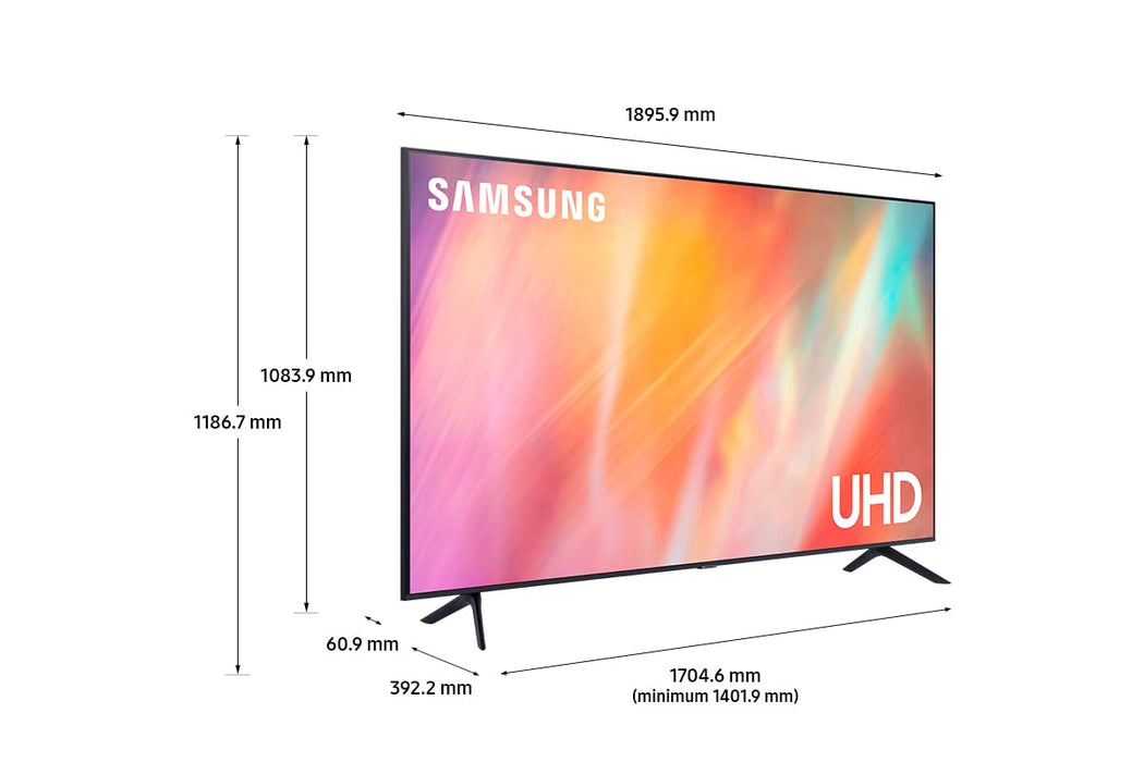 Samsung Series 7 AU7100 85 Inch 3840 x 2160 Pixels 4K Ultra HD Resolution HDMI USB 2.0 LED Smart TV