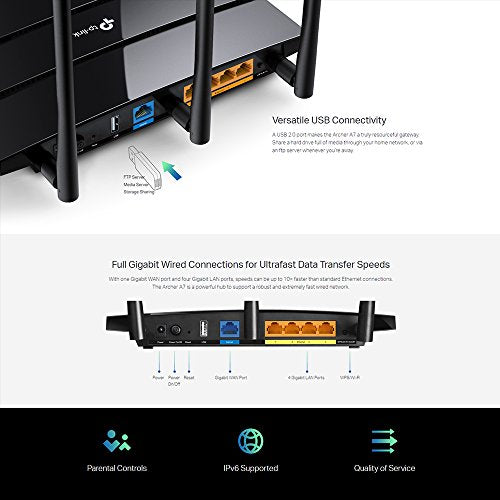 Archer A7 Wireless Dual Band Gbit Router
