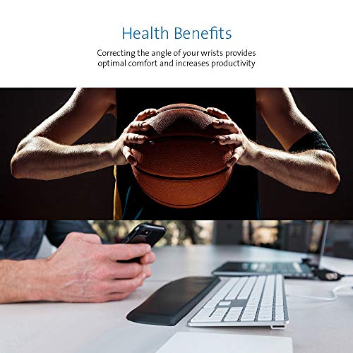 Kensington ErgoSoft Wrist Rest for Mechanical & Gaming Keyboards - Keyboard wrist rest - black