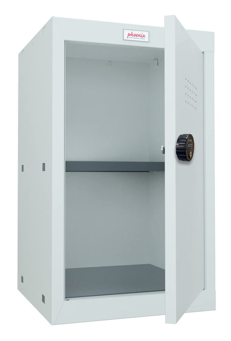 Phoenix CL Series Size 3 Cube Locker in Light Grey with Combination Lock CL0644GGC