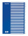 Best Value Leitz A4 A-Z Index, Heavy Duty Plastic and Cardboard, Blue/White