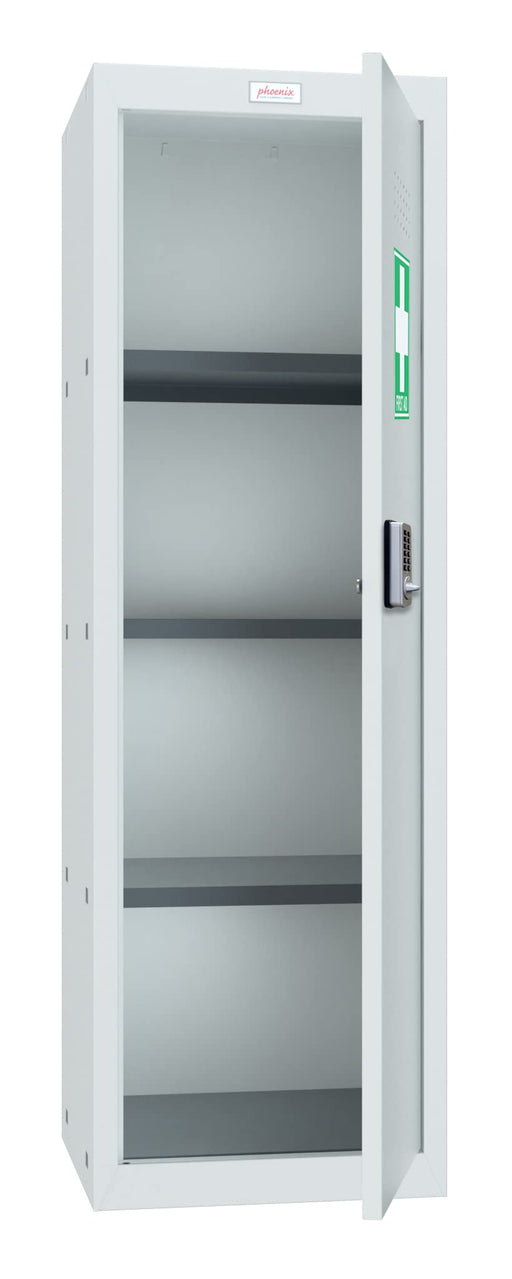 Phoenix MC Series Size 4 Cube Locker in Light Grey with Electronic Lock MC1244GGE
