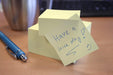 Best Value 5 Star Re-Move Notes Cube Pad of 320 Sheets 76x76mm Yellow