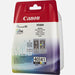 Canon PG-40 CL41 - 0615B051 - 1 x Black,1 x Cyan,1 x Magenta,1 x Yellow - Multipack - Ink tank - For FAX JX210, PIXMA iP1800,iP1900,iP2600,MP140,MP190,MP210,MP220,MP470,MX300,MX310