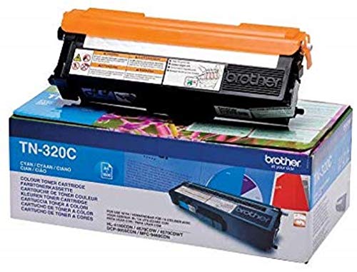 Brother TN320C - Cyan - original - toner cartridge - for Brother DCP-9055, DCP-9270, HL-4140, HL-4150, HL-4570, MFC-9460, MFC-9465, MFC-9970