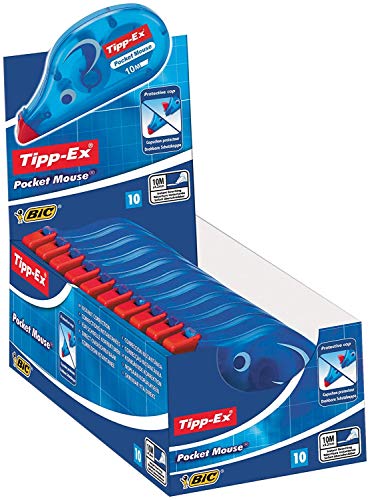 Best Value Tipp-Ex Pocket Mouse Correction Tapes - 10 m, Box of 10