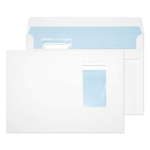 Best Value Blake Purely Everyday C5 162 x 229 mm 100 gsm Self Seal Wallet Portrait Window Envelopes (6805PW) White - Pack of 500