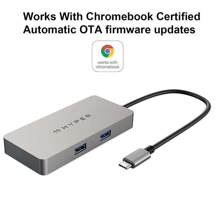 HyperDrive 5-Port USB-C Hub - Docking station - USB-C - HDMI - GigE