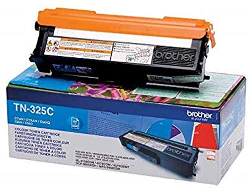 Brother TN325C - Cyan - original - toner cartridge - for Brother DCP-9055, DCP-9270, HL-4140, HL-4150, HL-4570, MFC-9460, MFC-9465, MFC-9970
