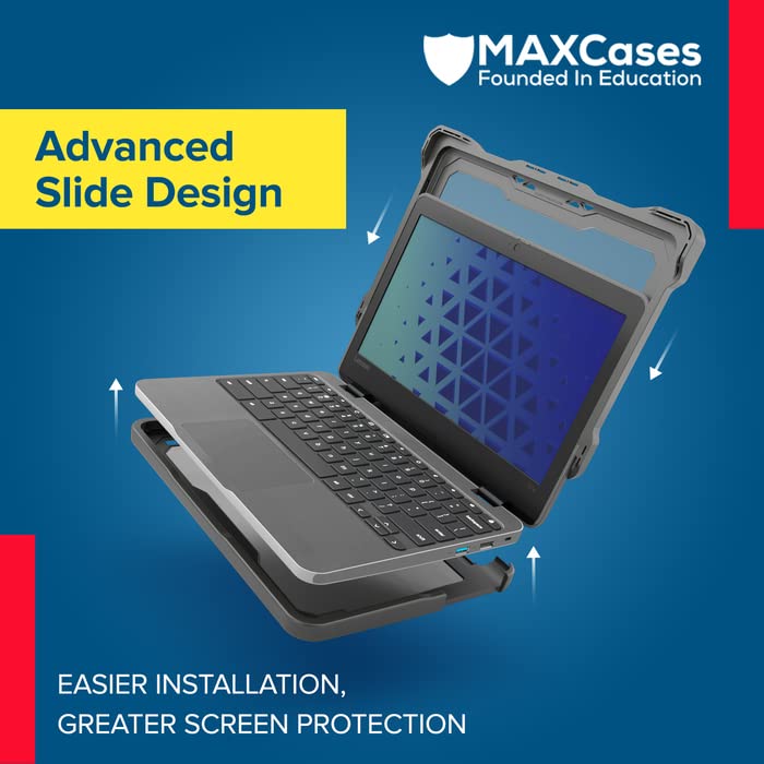MAXCases Extreme Shell-F - Notebook shell case - rugged - 11.6" - grey, clear - for Dell Latitude 3120