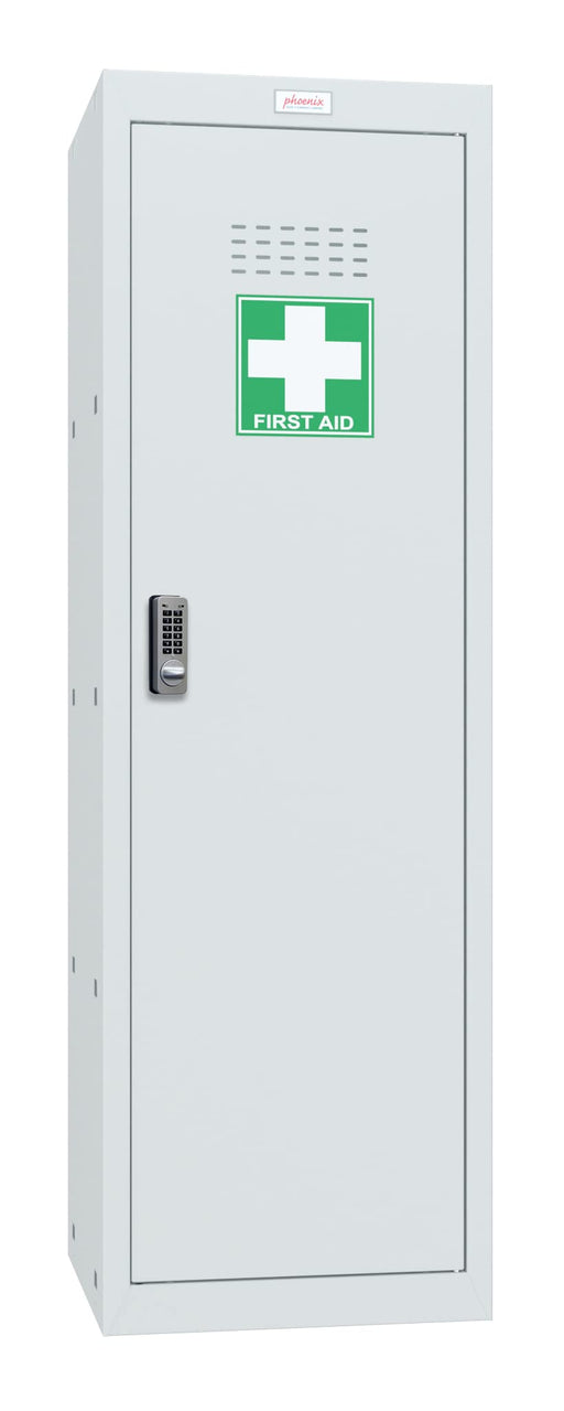 Phoenix MC Series Size 4 Cube Locker in Light Grey with Electronic Lock MC1244GGE
