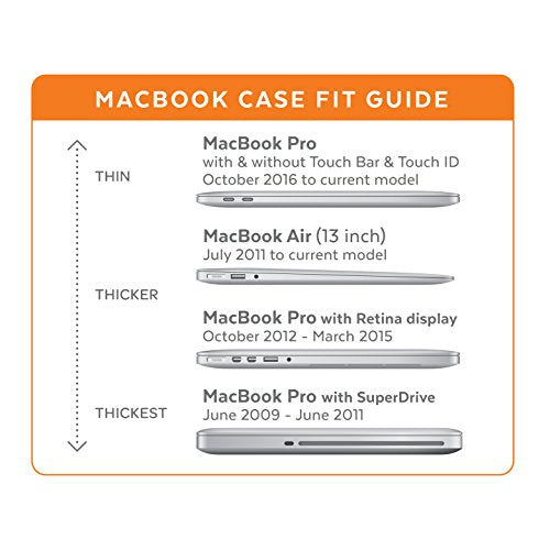 Speck SmartShell MacBook Pro 2016 13 Inch Silver Notebook Case Scratch Resistant Shock Resistant