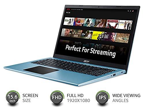 Acer Aspire 5 A515 56 15.6 Inch Full HD Intel Core i5 8GB RAM 1TB SSD WiFi 6 802.11ax Intel Iris Xe Graphics Windows 10 Home Blue Notebook