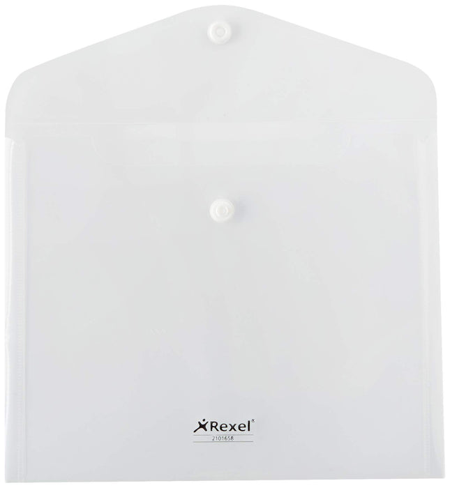 Best Value Rexel Ice Popper Wallets A5 Clear (Pack Size 5)