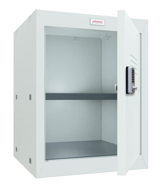 Phoenix CL Series Size 2 Cube Locker in Light Grey with Electronic Lock CL0544GGE