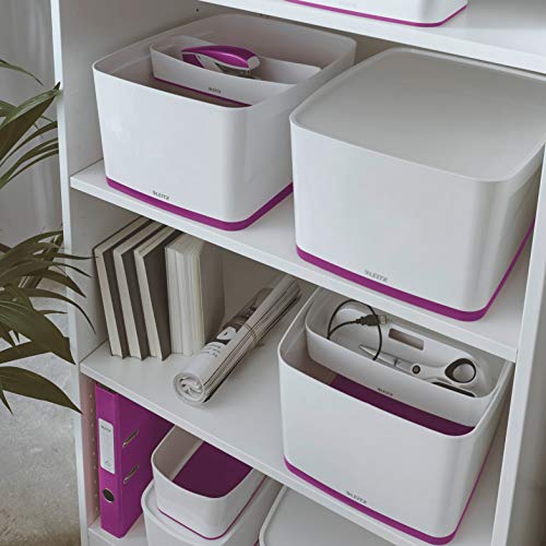 Leitz Mybox Large With Lid Wow White Purple Dd