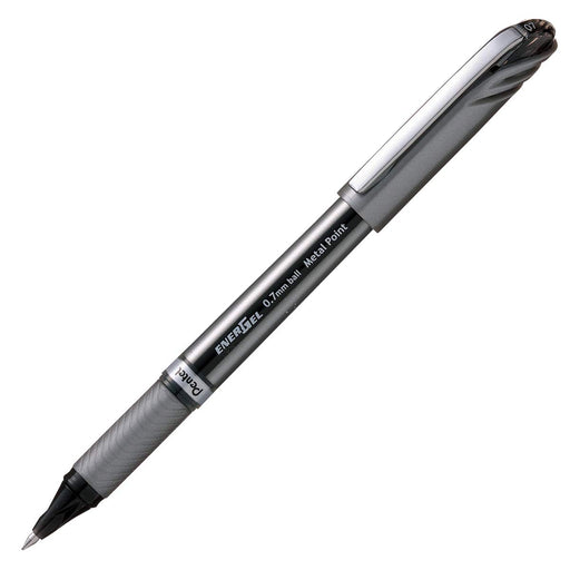 Best Value Pentel BL27-AX Energel BL27-A Roller Ball Pen (Medium) - Black (Pack of 12 pens)