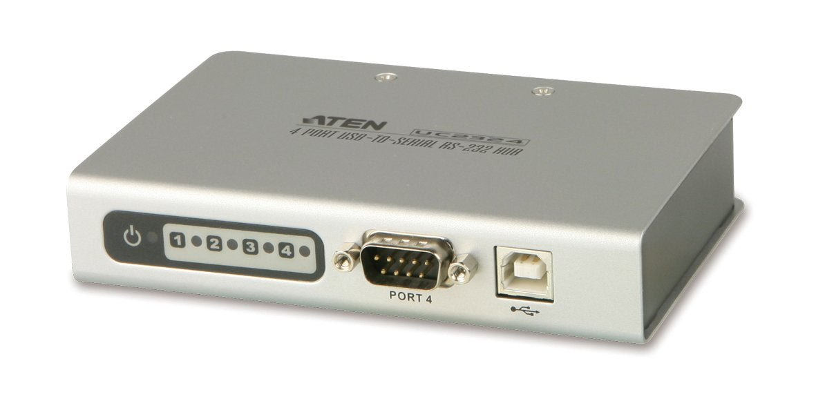 4 Port USB-to-Serial RS-232 Hub