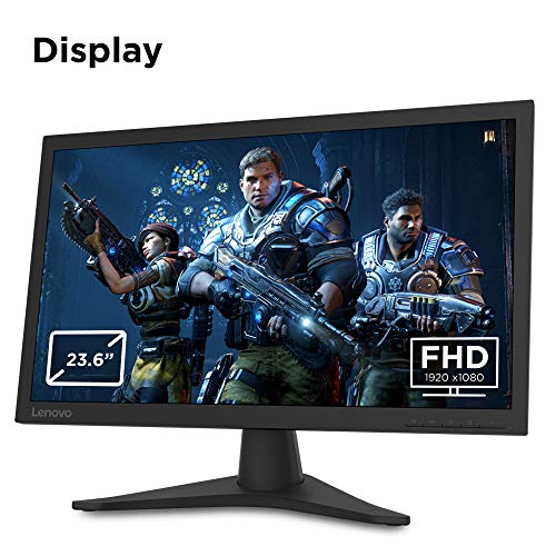 Lenovo ThinkVision G24-10 - LCD monitor - 23.6" (23.6" viewable) - 1920 x 1080 Full HD (1080p) @ 60 Hz - 1 ms - HDMI, DisplayPort