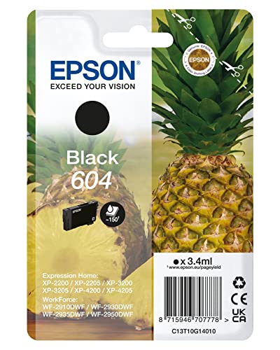 Epson C13T10G14010 604 Bk Ink Cart
