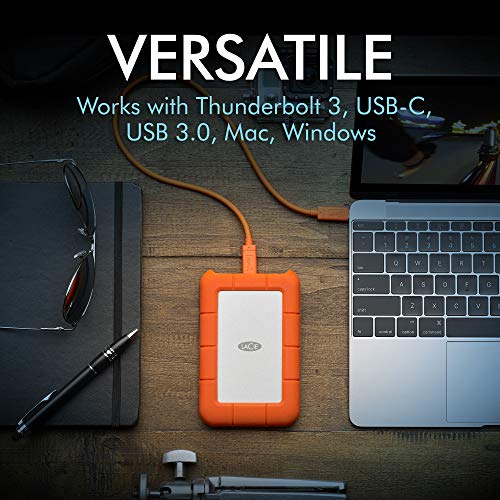 4TB Rugged USB 3.1 Type C Orange Ext HDD