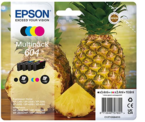 Epson C13T10G64010 604 Mult Pk Bk CMY