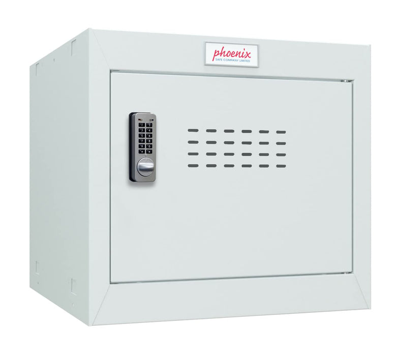 Phoenix CL Series Size 1 Cube Locker in Light Grey with Electronic Lock CL0344GGE
