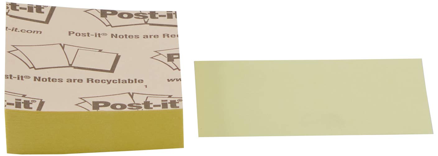 Best Value Post-it 653E Notes, 653E 38 x 51 mm - Canary Yellow, 12 Pads (100 Sheets Per Pad)