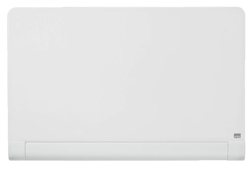 Best Value Nobo Glass Whiteboard with Rounded Corners, Magnetic, 993 x 559 mm, Includes Marker, Magnets and Fitting Kit, White, 1905191