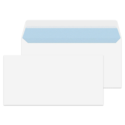 Best Value Blake Purely Everyday DL 110 x 220 mm 100 gsm Peel and Seal Wallet Envelopes (23882) White - Pack of 500