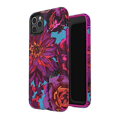 Speck Presidio Inked Flower Multicolour iPhone 11 Pro Max Phone Case IMPACTIUM Cushioning Antibacterial Scratch Resistant Shock Resistant