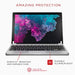 Brydge QWERTY English Bluetooth Wireless Keyboard for Microsoft Surface Pro 4th 5th 6th 7th Gen Backlit Keys Complete Flexibility