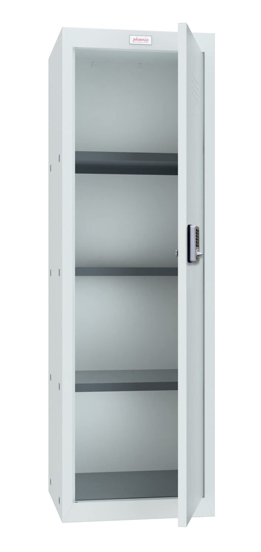 Phoenix CL Series Size 4 Cube Locker in Light Grey with Electronic Lock CL1244GGE