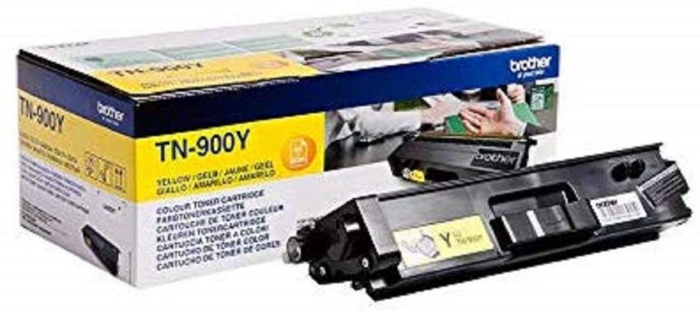Best Value Brother TN-900Y Toner Cartridge, Ultra High Yield, Yellow, Brother Genuine Supplies