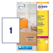 Best Value Avery Self Adhesive Clear Parcel Shipping Labels, Laser Printers, 1 Label per A4 Sheet, 25 labels, QuickPEEL (L7567)