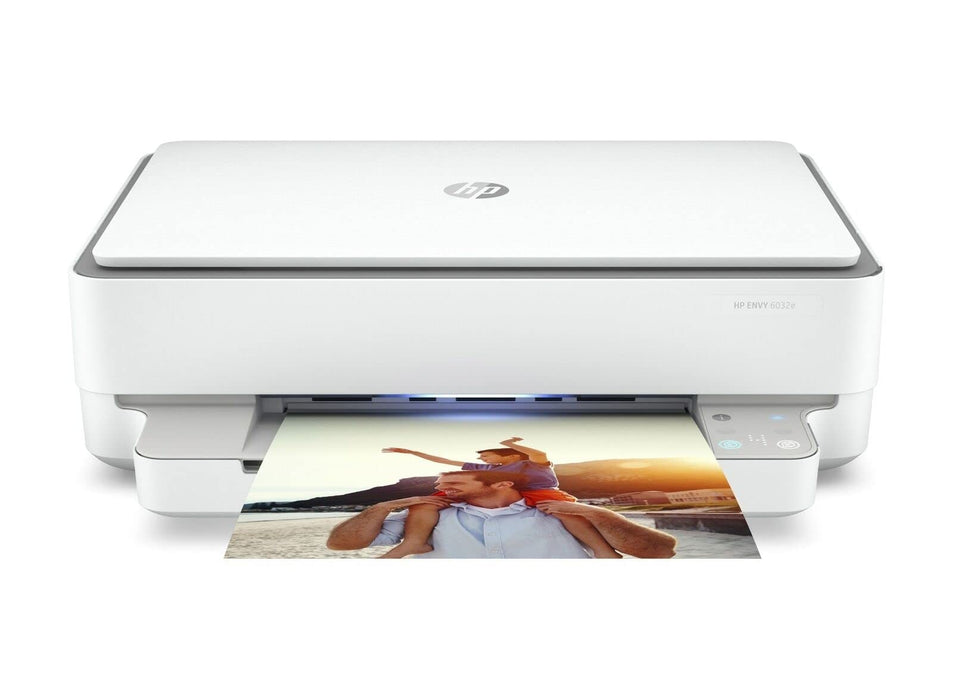 HP ENVY 6032e All-in-One - Multifunction printer - colour - ink-jet - 216 x 297 mm (original) - A4/Letter (media) - up to 8 ppm (copying) - up to 10 ppm (printing) - 100 sheets - USB 2.0, Wi-Fi(ac) - Instant Ink eligible