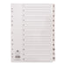 Best Value Concord Classic Index Mylar-reinforced Punched 4 Holes 1-12 A4 White Ref 01201/CS12