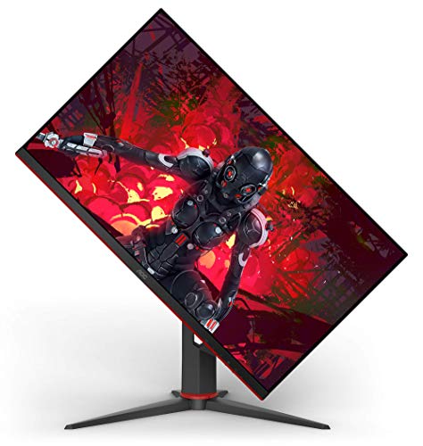 AOC Gaming 24G2U5BK 23.8 Inch 1920 x 1080 Full HD 1080p 75Hz IPS FHD Freesync 1ms MM HA HDMI DP USB LED Monitor Black