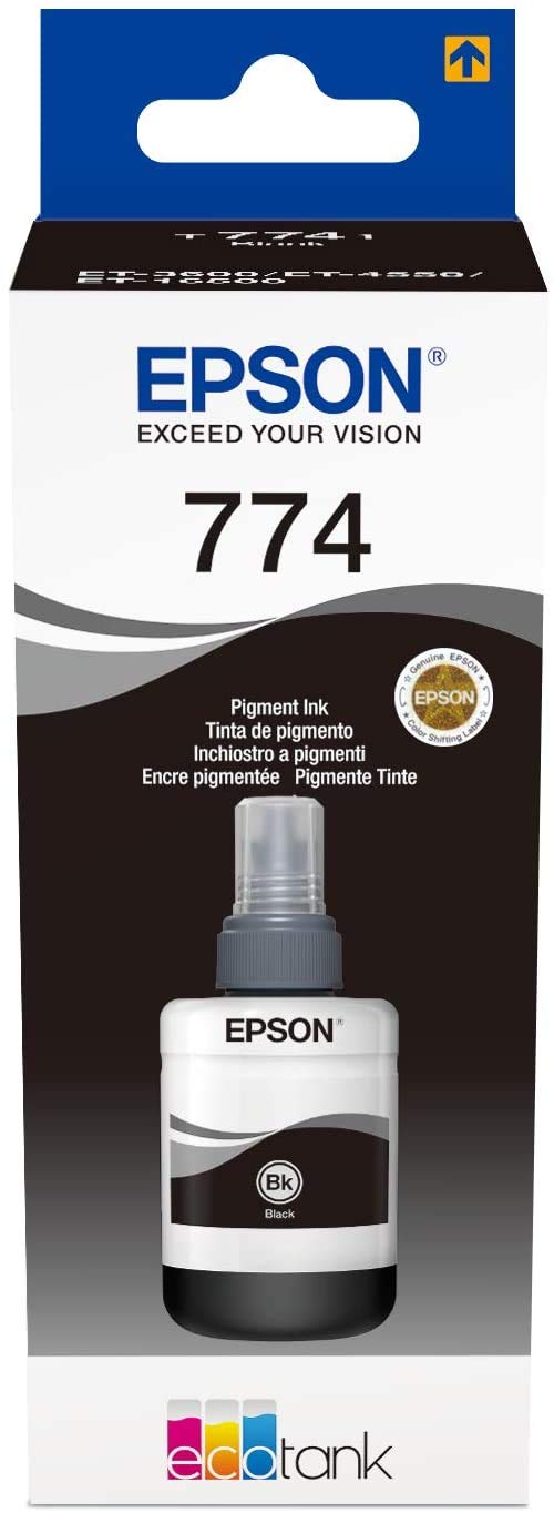 Epson Ink Cartridges, T7741, Mono black ink bottle for M-Series, Singlepack, 1 x 140.0 ml Black