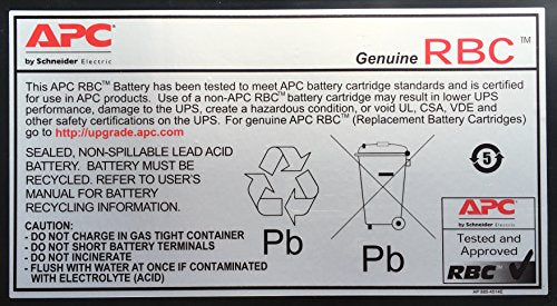 APC Replacement Battery Cartridge #118 *** Upgrade to a new UPS with APC TradeUPS and receive discount, don't take the risk with a battery failure ***