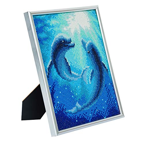 Crystal Art Dolphin Dance 21 x 25cm Picture Frame Kit CAM-12