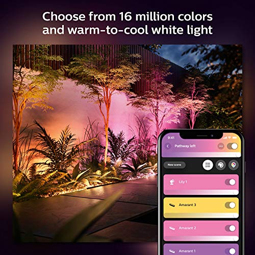 Philips Hue White and Color Ambiance Amarant - Light bar - LED - 20 W (equivalent 104 W) - 16 million colours - 2000-6500 K - black