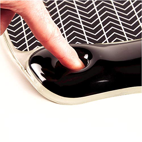 Fellowes Chevron Microban Gel Mousepad Wrist Support