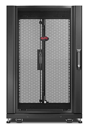 APC NetShelter SX - Rack cabinet - black - 18U - 19" - for P/N: SURT48RMXLBP